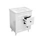 Mueble Vanitorio Nordik Blanco con Cubierta de Loza 60x40x80 cm (Incluye Armado) - Miniatura 4