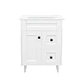Mueble Vanitorio Nordik Blanco con Cubierta de Loza 60x40x80 cm (Incluye Armado) - Miniatura 1