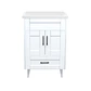 Mueble Vanitorio Nordik Blanco con Cubierta de Loza 60x47x80 cm (Incluye Armado) - Miniatura 3