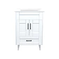 Mueble Vanitorio Nordik Blanco con Cubierta de Loza 60x47x80 cm (Incluye Armado) - Miniatura 1