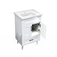Mueble Vanitorio Nordik Blanco con Cubierta de Loza 60x47x80 cm (Incluye Armado) - Miniatura 4