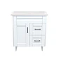 Mueble Vanitorio Nordik Blanco con Cubierta de Loza 70x47x80 cm (Incluye Armado) - Miniatura 3