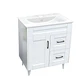Mueble Vanitorio Nordik Blanco con Cubierta de Loza 70x47x80 cm (Incluye Armado) - Miniatura 2