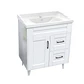 Mueble Vanitorio Nordik Blanco con Cubierta de Loza 70x47x80 cm (Incluye Armado) - Miniatura 4