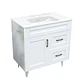 Mueble Vanitorio Nordik Blanco con Cubierta de Loza 80x47x80 cm (Incluye Armado) - Miniatura 2