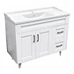 Mueble Vanitorio Nordik Blanco con Cubierta de Loza 100x47x80 cm (Incluye Armado) - Miniatura 4