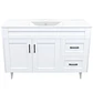 Mueble Vanitorio Nordik Blanco con Cubierta de Loza 120x47x80 cm (Incluye Armado) - Miniatura 1