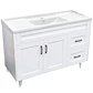 Mueble Vanitorio Nordik Blanco con Cubierta de Loza 120x47x80 cm (Incluye Armado) - Miniatura 4