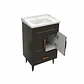 Mueble Vanitorio Nordik Café con Cubierta de Loza 60x47x80 cm (Incluye Armado) - Miniatura 4