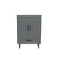 Mueble Vanitorio Nordik Gris con Cubierta de Loza 50x40x80 cm (Incluye Armado) - Miniatura 1