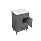Mueble Vanitorio Nordik Gris con Cubierta de Loza 50x40x80 cm (Incluye Armado) - Miniatura 4