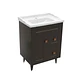 Mueble Vanitorio Nordik Café con Cubierta de Loza 60x40x80 cm (Incluye Armado) - Miniatura 4