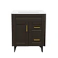 Mueble Vanitorio Nordik Café con Cubierta de Loza 70x47x80 cm (Incluye Armado) - Miniatura 1