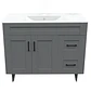 Mueble Vanitorio Nordik Gris con Cubierta de Loza 100x47x80 cm (Incluye Armado) - Miniatura 1