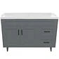 Mueble Vanitorio Nordik Gris con Cubierta de Loza 120x47x80 cm (Incluye Armado) - Miniatura 3