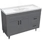 Mueble Vanitorio Nordik Gris con Cubierta de Loza 120x47x80 cm (Incluye Armado) - Miniatura 4