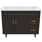 Mueble Vanitorio Nordik Café con Cubierta de Loza 100x47x80 cm (Incluye Armado) - Miniatura 3
