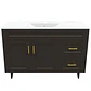 Mueble Vanitorio Nordik Café con Cubierta de Loza 120x47x80 cm (Incluye Armado) - Miniatura 1