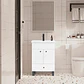 Mueble Vanitorio Mónaco con Cubierta de Loza 50x40x80 cm (Incluye Armado) - Miniatura 2