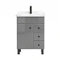 Mueble Vanitorio Mónaco con Cubierta de Loza 70x47x80 cm (Incluye Armado) - Miniatura 5