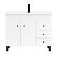 Mueble Vanitorio Mónaco con Cubierta de Loza 100x47x80 cm (Incluye Armado) - Miniatura 1