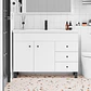 Mueble Vanitorio Mónaco con Cubierta de Loza 120x47x80 cm (Incluye Armado) - Miniatura 2