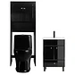 Kit Mueble Vanitorio Negro + Estante Negro + WC Negro - Mueble 50x40x80 cm - Miniatura 1