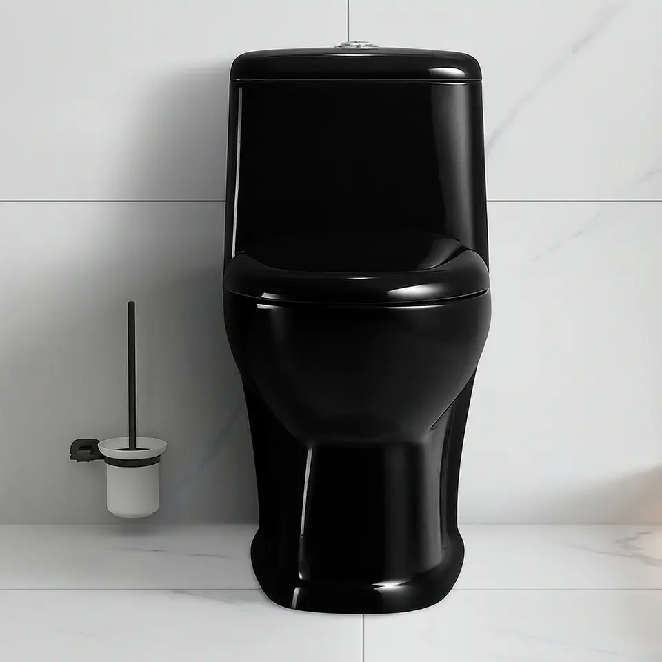 Wc Sanitario One Piece Modelo Sandes Negro 3