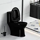 Wc Sanitario One Piece Modelo Sandes Negro - Miniatura 4