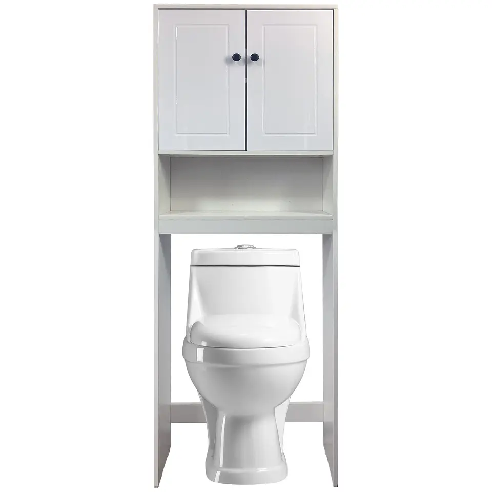 Estante para Wc Sanitario Termolaminado color Blanco 2