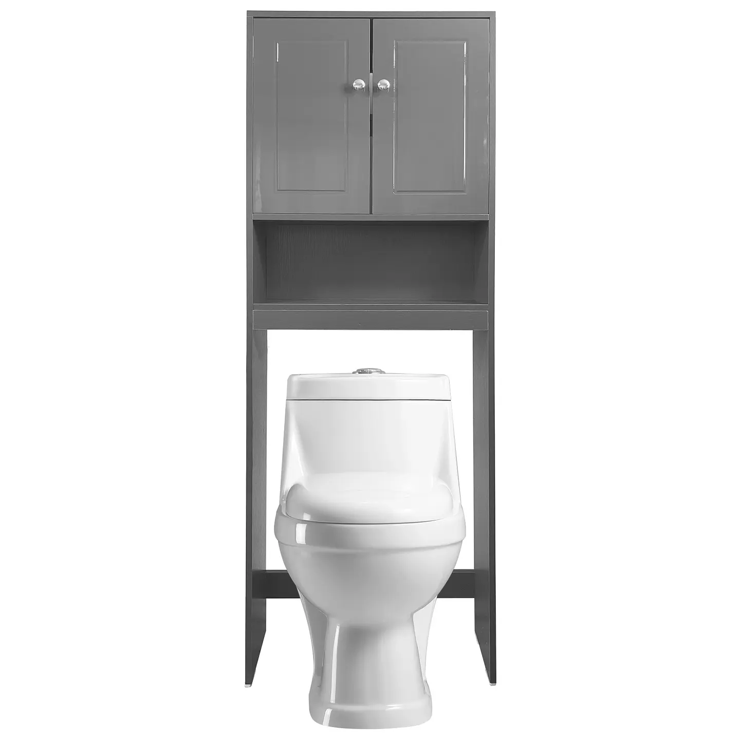 Estante para Wc Sanitario Termolaminado color Gris 2