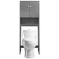 Estante para Wc Sanitario Termolaminado color Gris - Miniatura 2