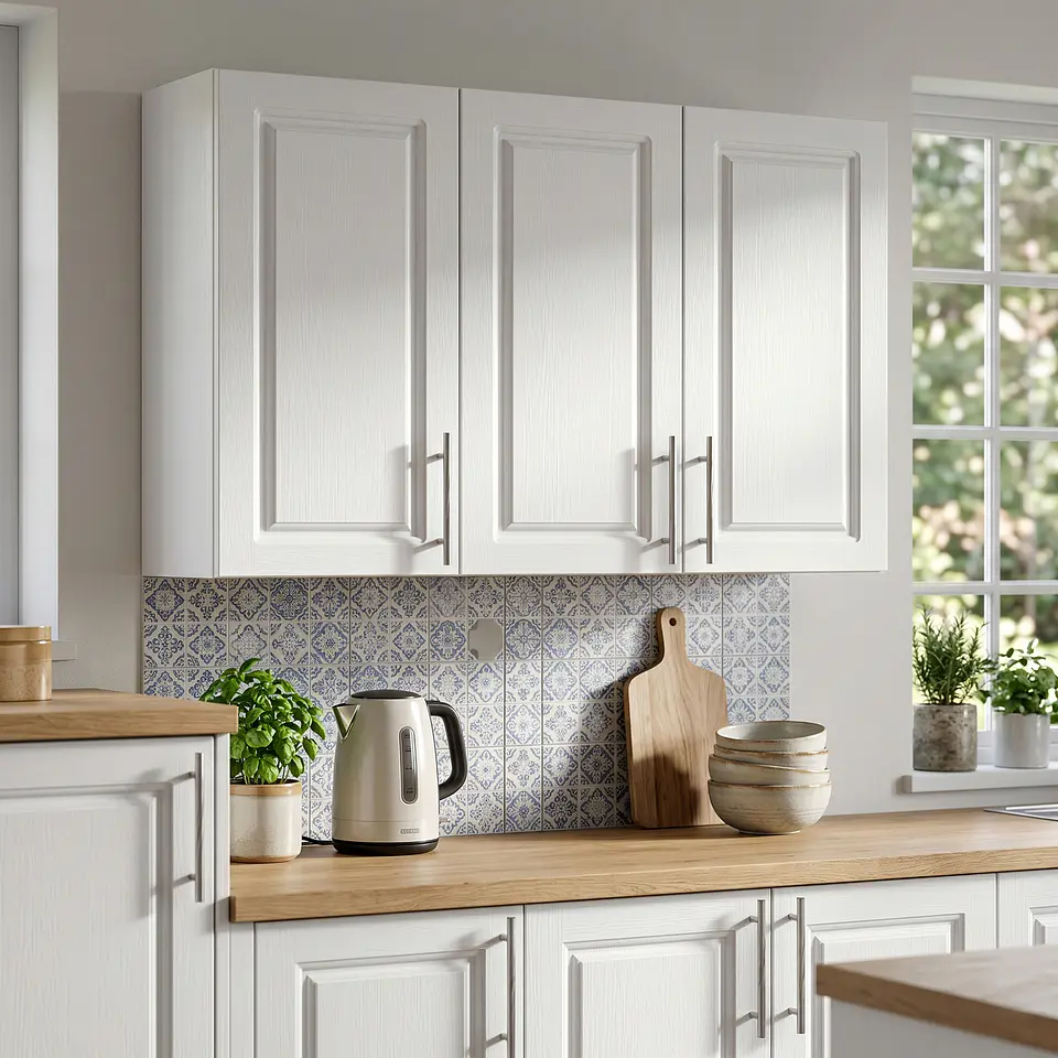 Mueble Aéreo de Cocina a Muro Blanco 100x75x34 cm (Incluye Armado) 4
