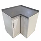 Mueble Modular Esquinero Blanco para Cocina con Cubierta de Cuarzo - Miniatura 3