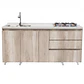 Mueble Integral de Cocina Toscano con Encimera y Lavaplatos 180 cm - Miniatura 3