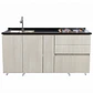 Mueble Integral de Cocina Roble Nórdico con Encimera y Lavaplatos 180 cm - Miniatura 3