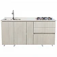 Mueble Integral de Cocina Roble Nórdico con Encimera y Lavaplatos 180 cm - Miniatura 4