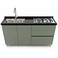 Mueble Integral de Cocina Verde Hada con Encimera y Lavaplatos 150 cm - Miniatura 4