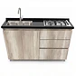 Mueble Integral de Cocina Toscana con Encimera y Lavaplatos 150 cm - Miniatura 2