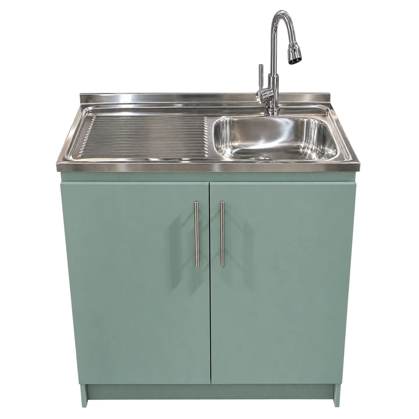 Mueble de Cocina Melamina Verde Hada Izq 80x52x90 cm 1