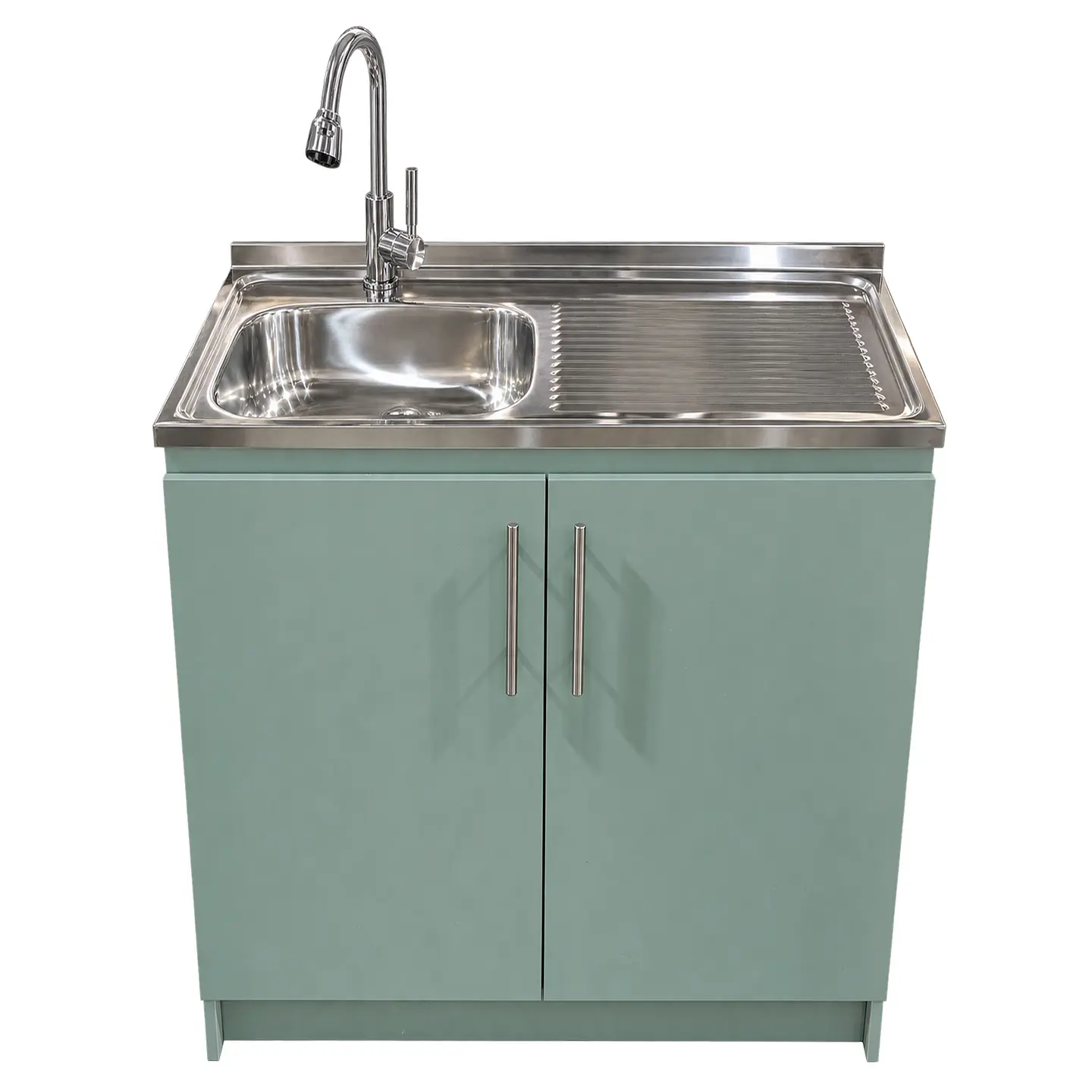 Mueble de Cocina Melamina Verde Hada Der 80x52x90 cm 1