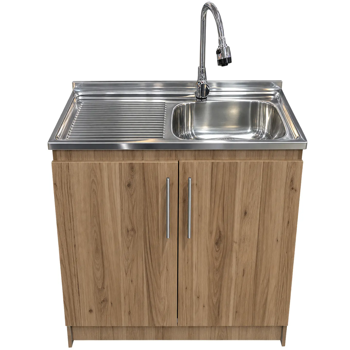 Mueble de Cocina Melamina Roble Rustico Izq 80x52x90 cm 1