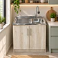 Mueble de Cocina Melamina Toscana Izq 80x52x90 cm - Miniatura 2