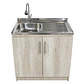 Mueble de Cocina Melamina Toscana Der 80x52x90 cm - Miniatura 1