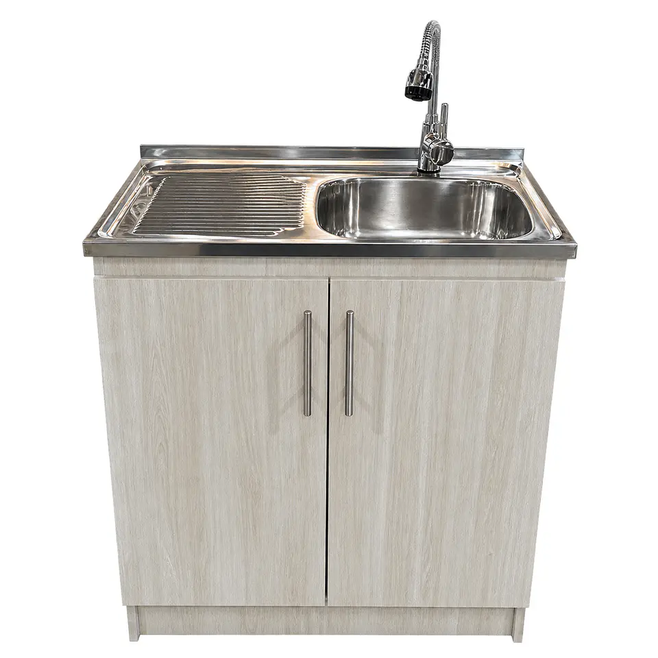 Mueble de Cocina Melamina Roble Nórdico Izq 80x52x90 cm 1