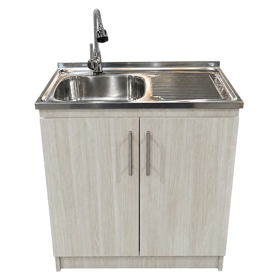 Mueble de Cocina Melamina Roble Nórdico Der 80x52x90 cm 1