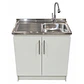 Mueble de Cocina Melamina Blanco Izq 80x52x90 cm - Miniatura 1