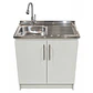 Mueble de Cocina Melamina Blanco Der 80x52x90 cm - Miniatura 1