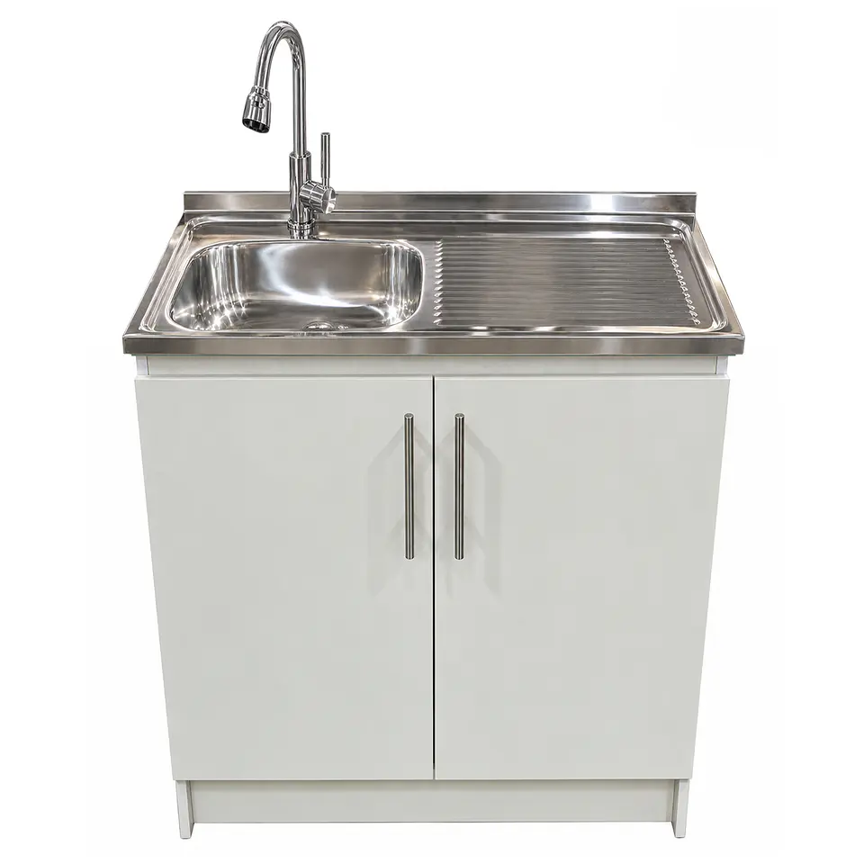 Mueble de Cocina Melamina Blanco Der 80x52x90 cm 1
