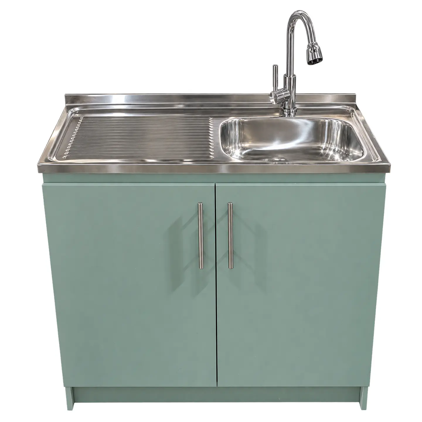 Mueble de Cocina Melamina Verde Hada Izq 100x52x90 cm 1